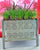 Laser Cut and Punched Stainless Steel Planter Box