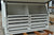 Left hand side custom made aluminium tool box interior Action Sheetmetal Roofing